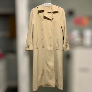 Vintage Brem Rainwear Trench Coat~Hooded, Full Detachable Winter Lining Sz. 10